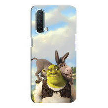 Чохол з мультфільмом Шрек на OnePlus Nord CE 5G – Шрек і осел