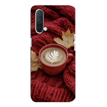 Чохол з унікальним дизайном 'Осінь з кавою' для OnePlus Nord CE 5G – Кава на ковдрі