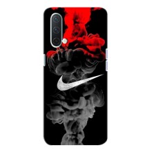 Силиконовый Чехол на OnePlus Nord CE 5G с картинкой Nike – Nike дым