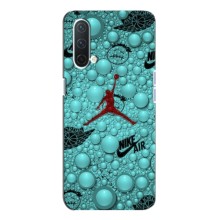 Силиконовый Чехол Nike Air Jordan на ВанПлас Норд СЕ 5G (Джордан Найк)