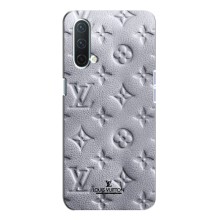 Текстурный Чехол Louis Vuitton для ВанПлас Норд СЕ 5G – Белый ЛВ