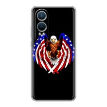 Чехол Флаг USA для OnePlus Nord CE4 Lite – Крылья США