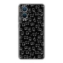 Чохол на тематику: Коти для OnePlus Nord CE4 Lite – Котики на чорному