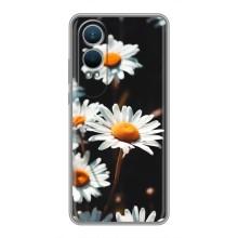 Чехол с ромашками на OnePlus Nord CE4 Lite – Белые ромашки