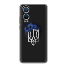 Чехол с украинским гербом на OnePlus Nord CE4 Lite – Герб с цветком