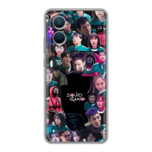 Чохол Гра в кальмара для OnePlus Nord CE4 Lite – Колаж гра кальмара