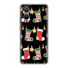 Силиконовый бампер на рождество для OnePlus Nord CE4 Lite (Рождественские подарки)