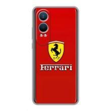 Силиконовый бампер с картинкой машины на OnePlus Nord CE4 Lite – Ferrari Logo