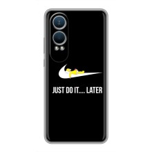 Силиконовый Чехол на OnePlus Nord CE4 Lite с картинкой Nike – Later