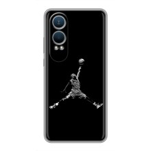 Силіконовый Чохол Nike Air Jordan на ВанПлас Норд СЕ4 Лайт (Джордан)