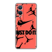 Силиконовый Чехол Nike Air Jordan на Ванплас Норд СЕ4 Лайт – Just Do It