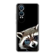 Силиконовый Чехол с Енотами на OnePlus Nord CE4 Lite – Стильный Енот