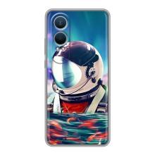 Силиконовый Чехол с принтом "Космонавты" на OnePlus Nord CE4 Lite – Космонавт в воде