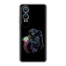 Силиконовый Чехол с принтом "Космонавты" на OnePlus Nord CE4 Lite – В руках земля