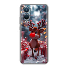 Яркий чехол для OnePlus Nord CE4 Lite с Зимними Оленятами – Олень среди подарков