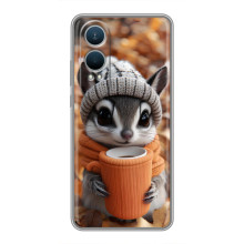 Печатный чехол «Зверята с кофе» для OnePlus Nord CE4 Lite