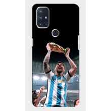 Чехлы Лео Месси Аргентина для OnePlus Nord N10 5G (Счастливый Месси)