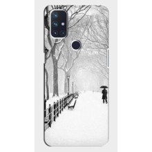 Чехлы на Новый Год OnePlus Nord N10 5G – Снегом замело