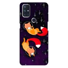 Чохли з картинкою Лисичка для OnePlus Nord N10 5G (VPrint) (Лисички космонавти)