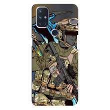 Чехлы с картинкой ЗСУ для OnePlus Nord N10 5G (AlphaPrint) (Воин ВСУ)
