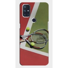 Чехлы с принтом Спортивная тематика для OnePlus Nord N10 5G (Ракетки теннис)