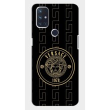 Чехлы VERSACE для ВанПлас Норд Н10 (5G) (PREMIUMPrint) – Лого Версаче