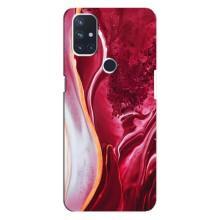 Чохол для Норд Н10 5G - з принтом (Дизайнерські) (AlphaPrint) (Мрамор червоний)