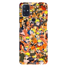 Чохли з принтом НАРУТО на OnePlus Nord N10 5G (Коллаж Наруто)