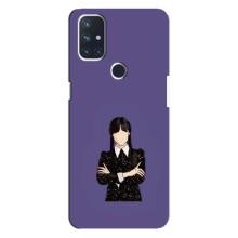 Чохли Венсдей на OnePlus Nord N10 5G Уенсдей (AlphaPrint) (Венздей у чорному)