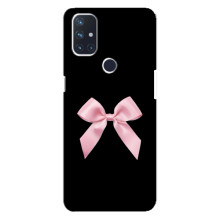 Чехол банты для OnePlus Nord N10 5G – Бант на черном