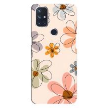 Чохол з квітковим принтом на Норд Н10 5G – Кольорові квіти
