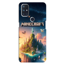 Чохол з картинками Майнкрафт для Норд Н10 5G – Лого Майнкрафт
