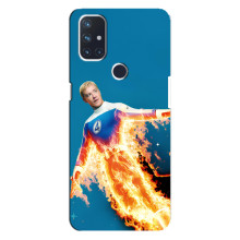 Чохол з принтом Фантастична четвірка для OnePlus Nord N10 5G – Людина-факел