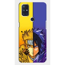 Купить Чехлы на телефон с принтом Anime для ВанПлас Норд Н10 (5G) – Naruto Vs Sasuke