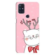 Новорічні Чохли для Норд Н10 5G (VPrint) (Зимовий кіт)