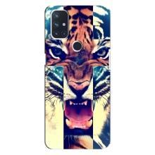 Чохли з зображенням різних тварин на OnePlus Nord N100 (Яскравий Тигр)