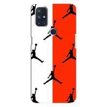 Чехлы для OnePlus Nord N100 - с картинкой JORDAN (AlphaPrint) (Лого Джордан)
