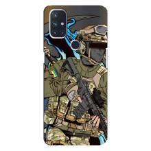Чехлы с картинкой ЗСУ для OnePlus Nord N100 (AlphaPrint) (Воин ВСУ)