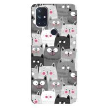 Чохли з Котиками для OnePlus Nord N100 (VPrint) (Мальовані котики)