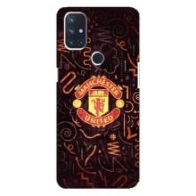 Чехол Манчестер Юнайтед для ВанПлас Норд Н100 (AlphaPrint) (эмблема МЮ)