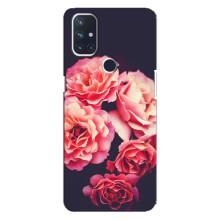 Чехлы с тематикой "ЦВЕТЫ" на OnePlus Nord N100 (Бутоны)