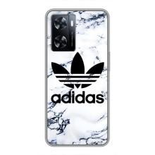 Чехлы Адидас для OnePlus Nord N20 SE (AlphaPrint) (Адидас на мраморе)