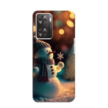 Чехлы на Новый Год OnePlus Nord N20 SE – Снеговик праздничный