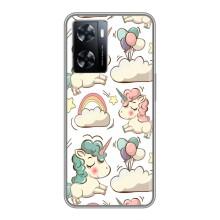 Чехол для ВанПлас Норд 20СЕ - (Единорожки - Новинки) (AlphaPrint) (Единорожки)