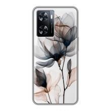 Чохол з квітковим принтом на OnePlus Nord Н20 СЕ – Квіти на білому