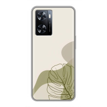 Силиконовый чехол с принтом в цветах на OnePlus Nord N20 SE – Монстера зелёная