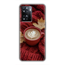 Чехол с уникальным дизайном «Осень с кофе» для OnePlus Nord N20 SE – Кофе на пледе