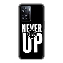 Силиконовый Чехол на OnePlus Nord N20 SE с картинкой Nike (Never Give UP)