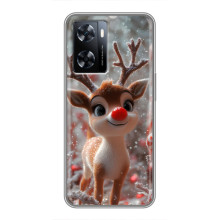 Яркий чехол для OnePlus Nord N20 SE с Зимними Оленятами