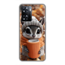 Печатный чехол «Зверята с кофе» для OnePlus Nord N20 SE